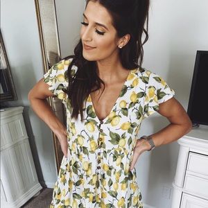 Vici Collection Lemonade Babydoll Dress